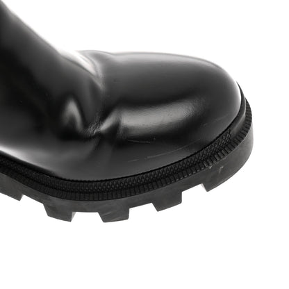 Gucci Calfskin Crystal GG Trip Chelsea Ankle Boots 41 Black 10 of 11