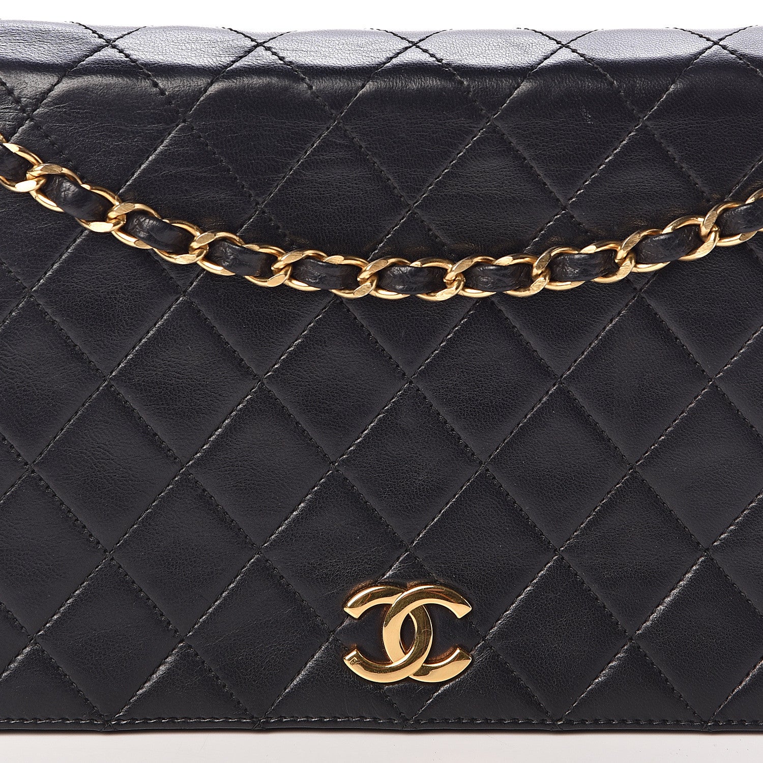 Chanel Lambskin Quilted Small Single Flap Bag Black 8 of 10
