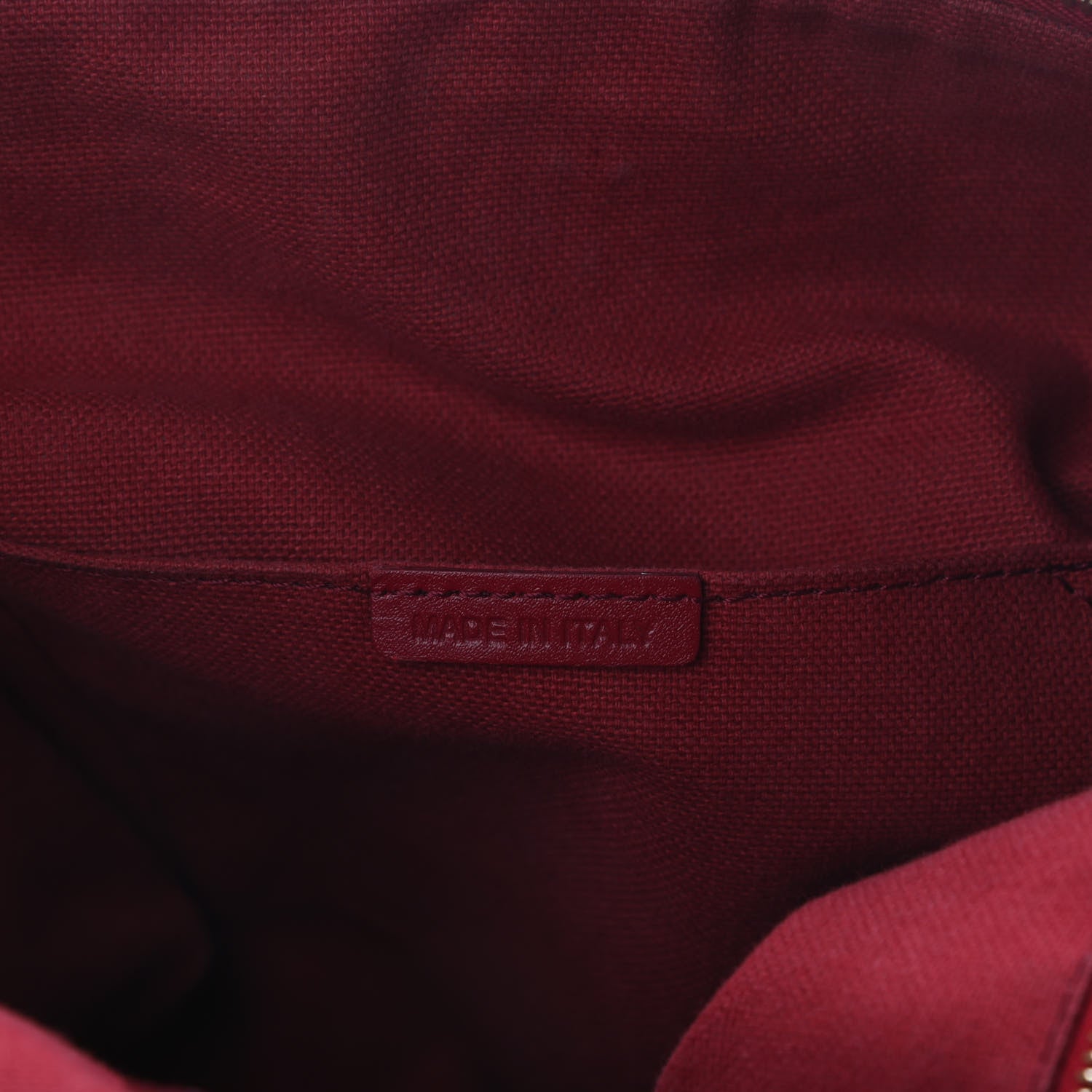 Burberry Haymarket Check Small Salisbury Tote Military Red 6 of 8