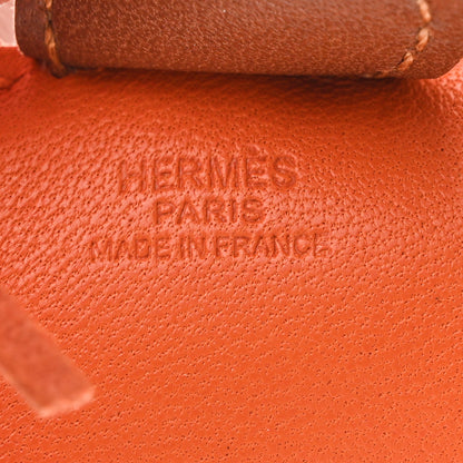Hermes Milo Lambskin Grigri Rodeo Horse Bag Charm PM Feu Orange Fauve 3 of 3