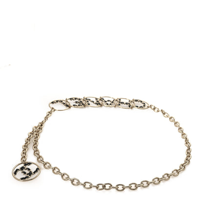 Chanel Metal Lambskin Chain Logo Belt 80 Gold 2 of 3