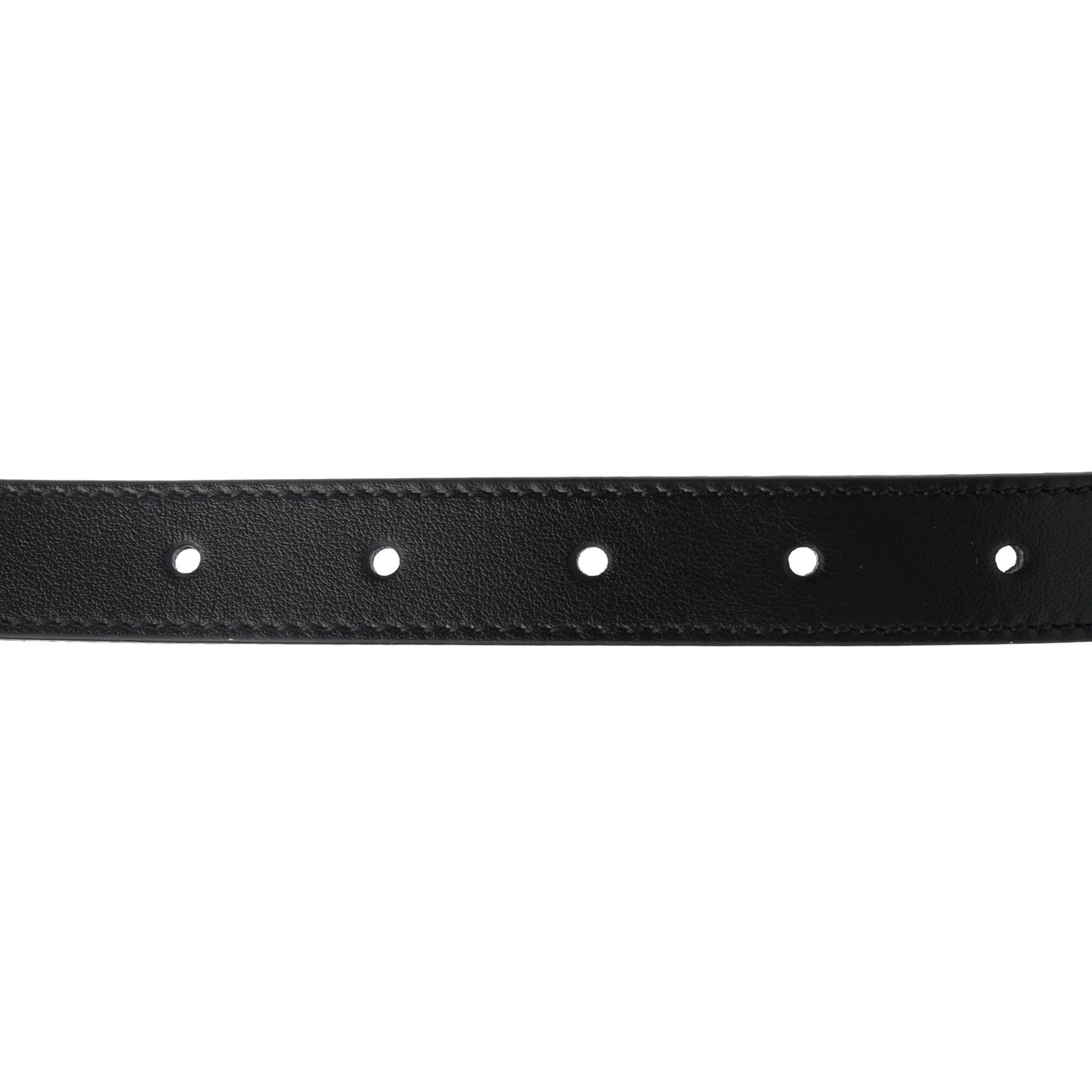 Plutone Calfskin Double G Reversible 20mm Belt 85 34 Black Mystic White
