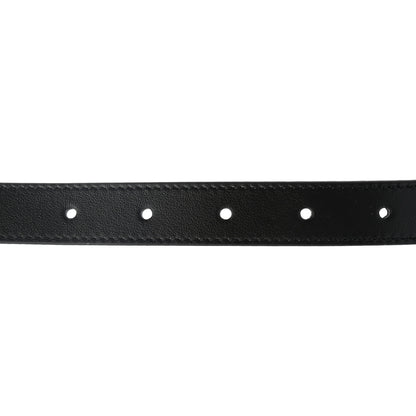 Gucci Plutone Calfskin Double G Reversible 20mm Belt 85 34 Black Mystic White 3 of 6