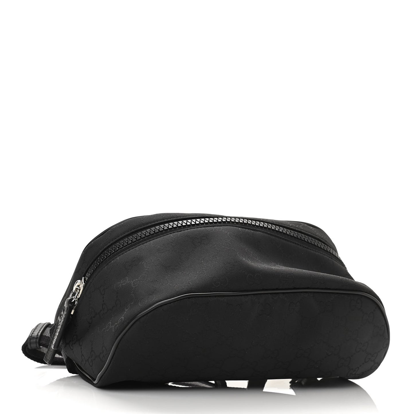 Nylon Monogram Fanny Pack Belt Bag Black