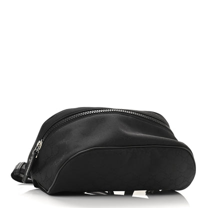Gucci Nylon Monogram Fanny Pack Belt Bag Black 4 of 10