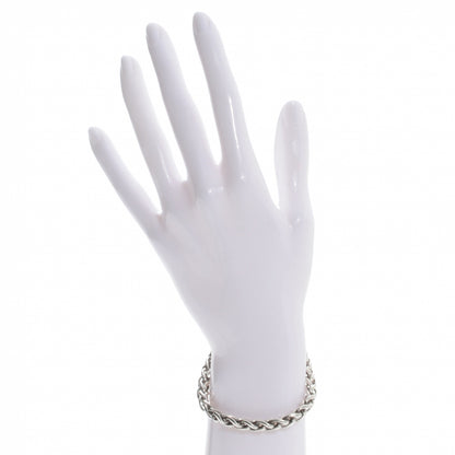 David Yurman Sterling Silver and 14k Braided Hook Bracelet 2 of 5