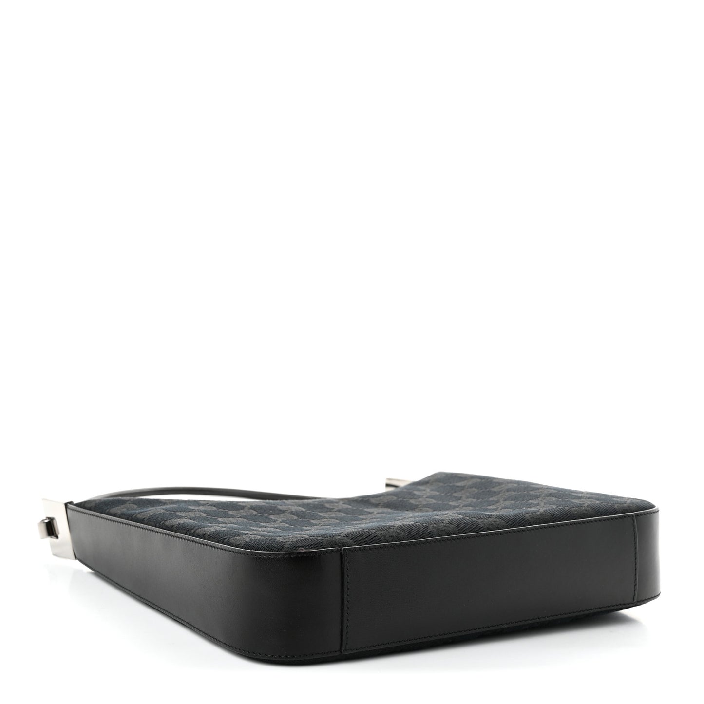 Monogram GG Small Clasp Hobo Black