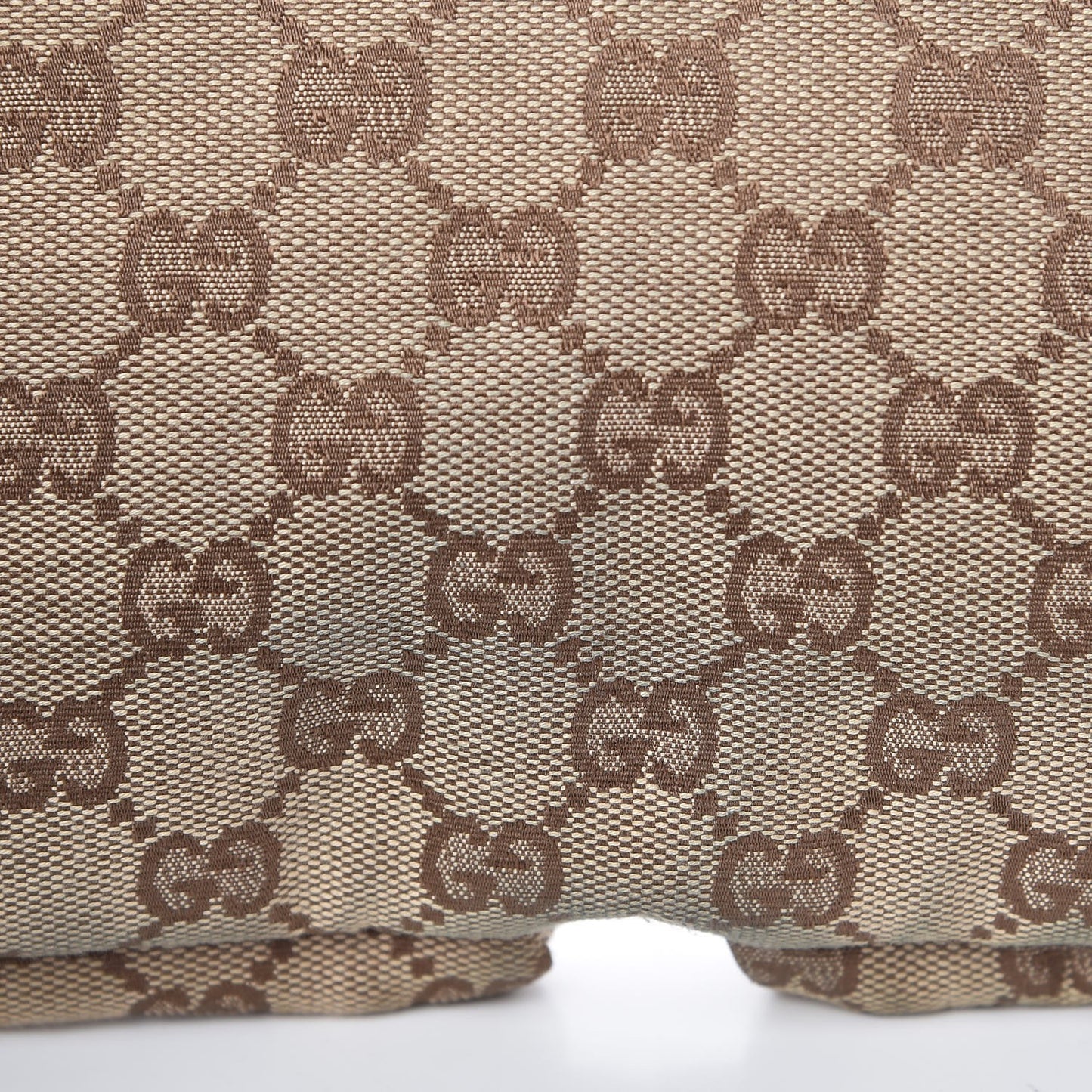 Monogram Web Belt Bag Dark Brown
