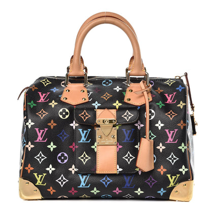 Louis Vuitton Monogram Multicolor Speedy 30 Black 1 of 8