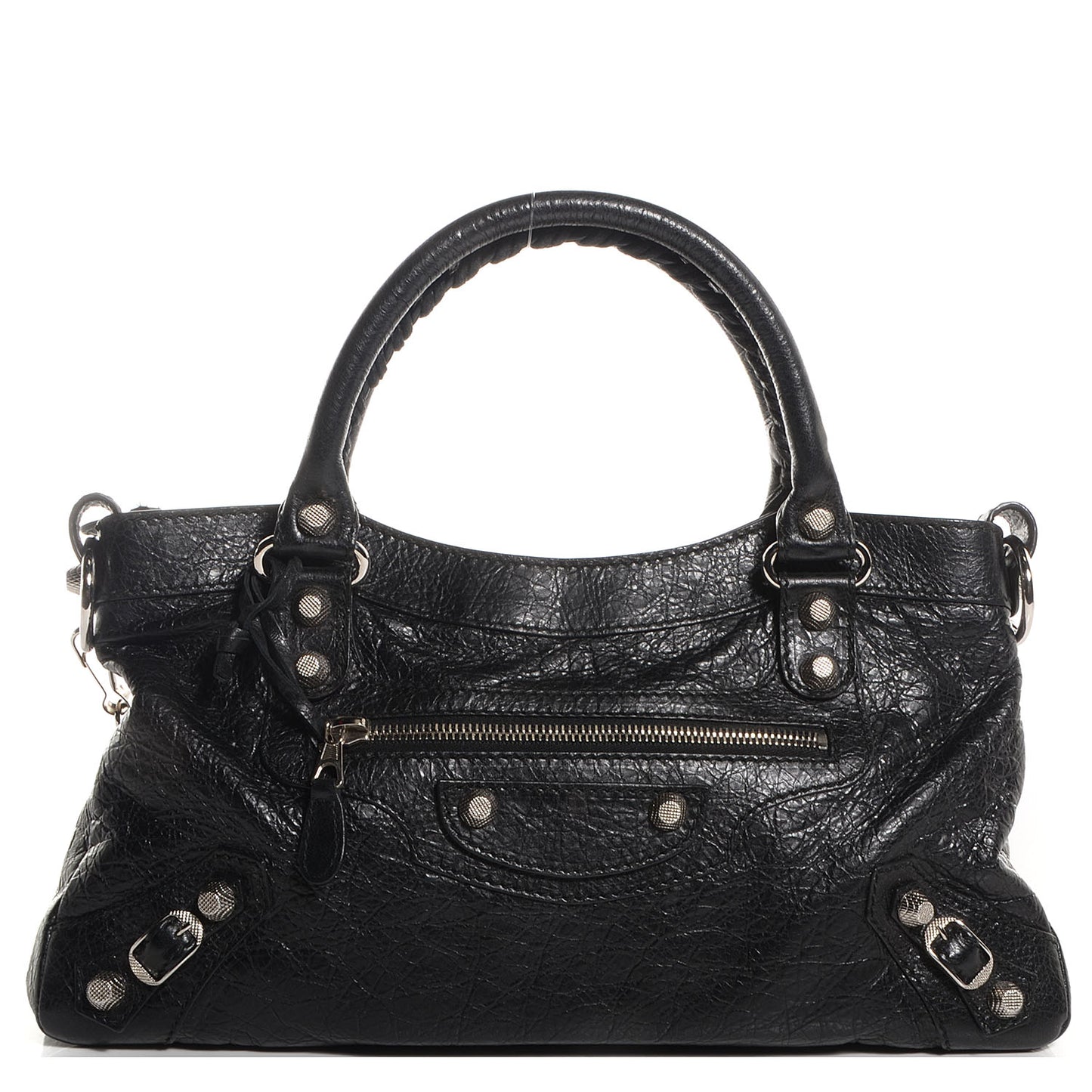 Agneau Giant 12 Silver Hardware First Black