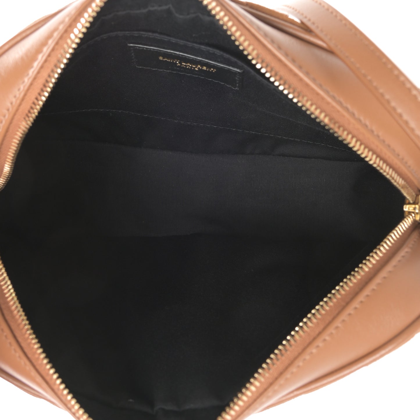 Suede Matelasse Monogram Lou Camera Bag Cinnamon