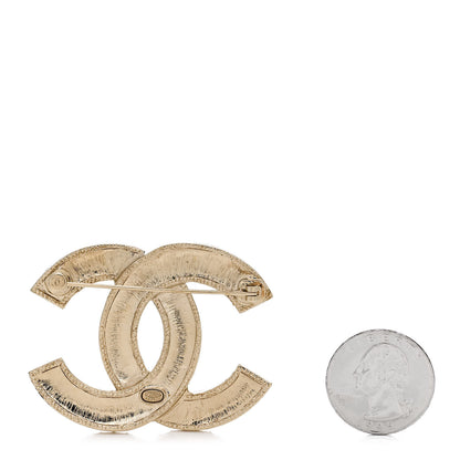 Chanel Metal Crystal CC Brooch Yellow Red Blue 2 of 4