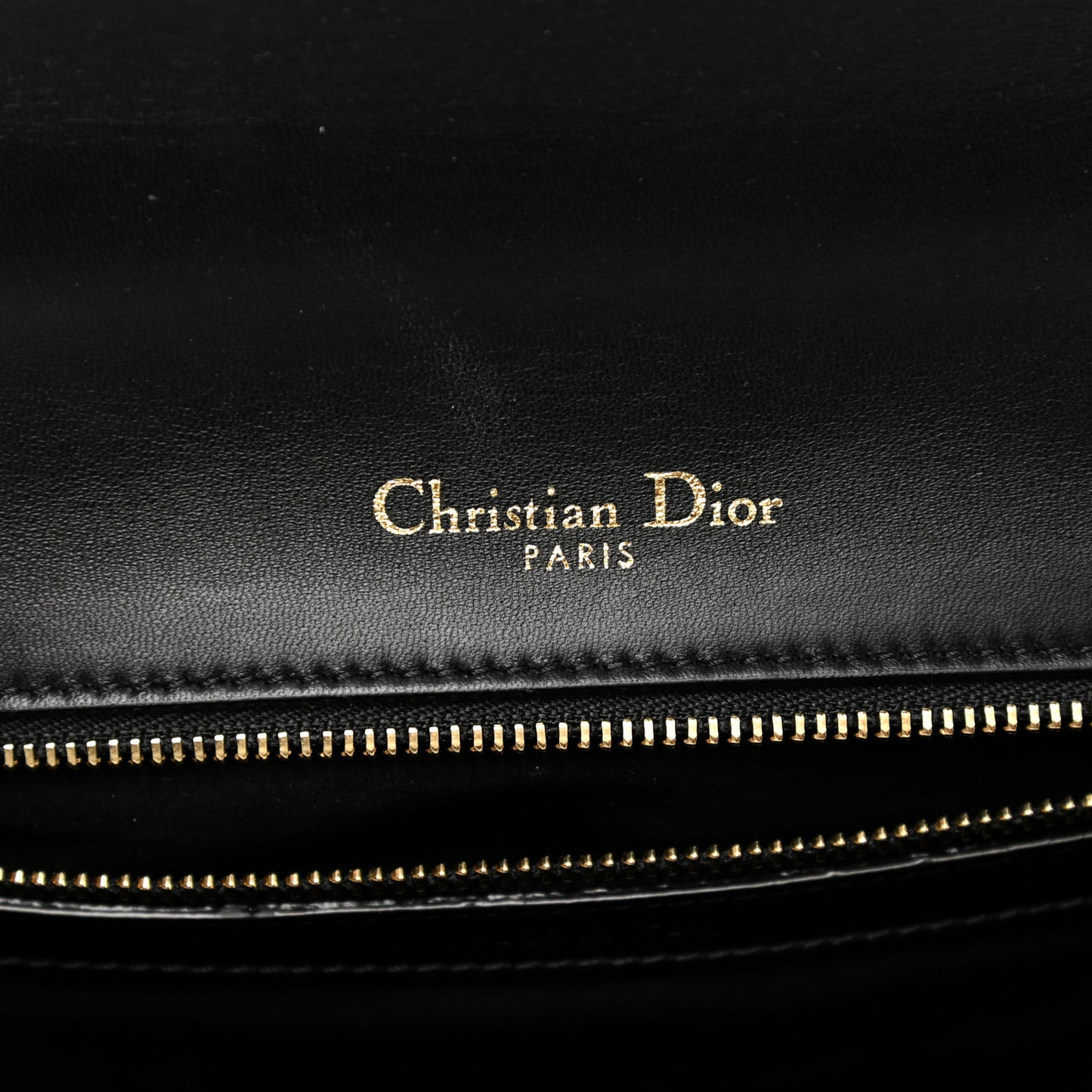 Lambskin Medium Diorama Flap Bag Black