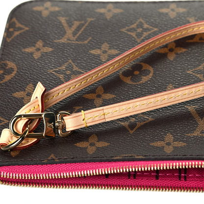 Louis Vuitton Monogram Neverfull MM GM Pochette Pivoine 5 of 5