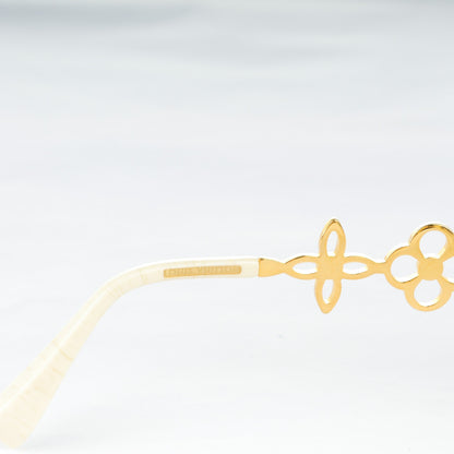 Louis Vuitton Round Ode Sunglasses Z0086W Ivory 5 of 7