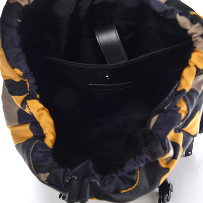 Valentino Garavani Nylon Camouflage Drawstring Backpack Multicolor 5 of 7