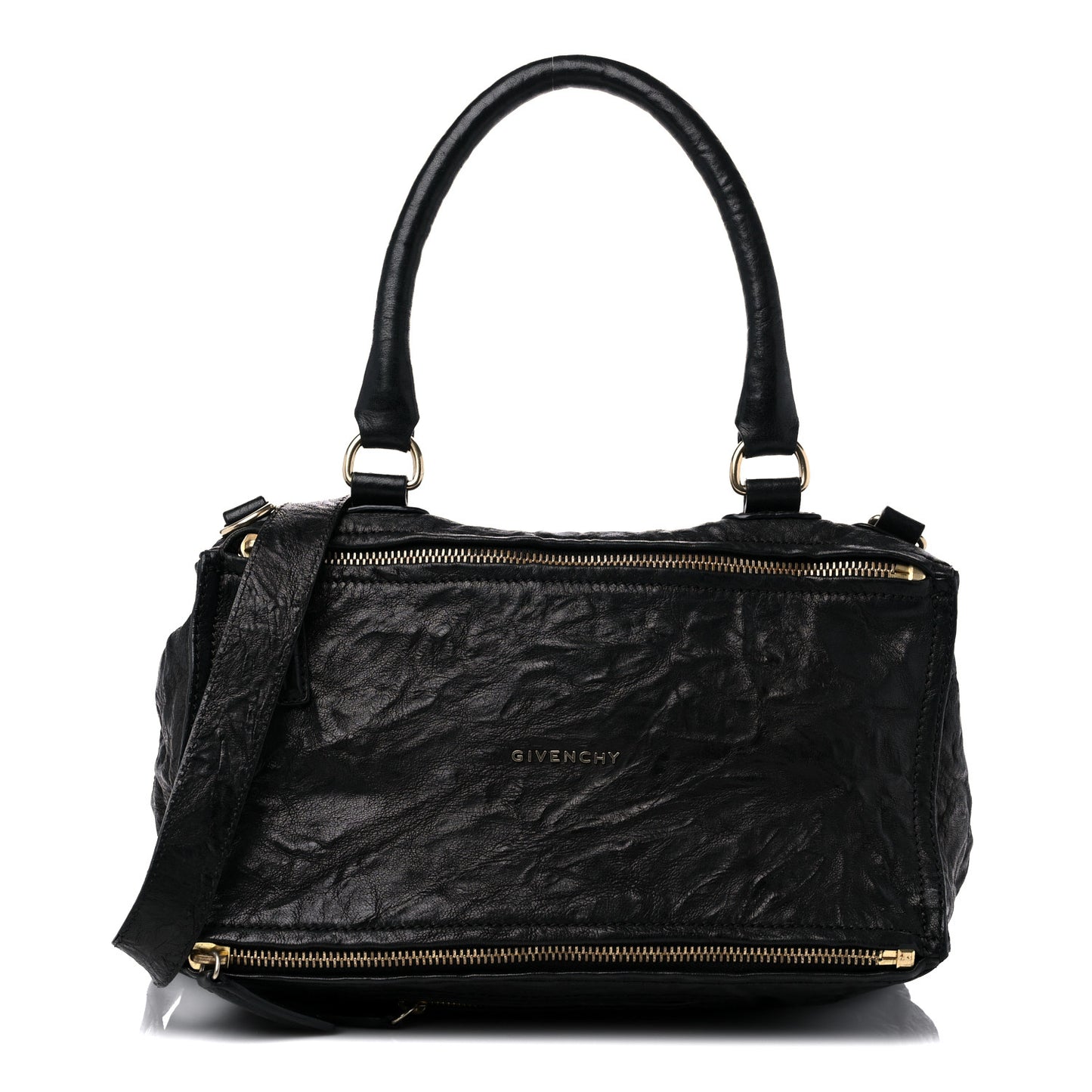 Tumbled Sheepskin Small Pandora Black