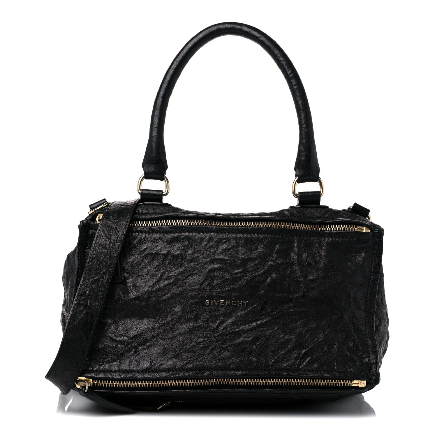 Givenchy Tumbled Sheepskin Small Pandora Black 1 of 12