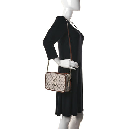 Christian Louboutin Radioloubi Peace Toile Shoulder Bag Cuoio 2 of 10