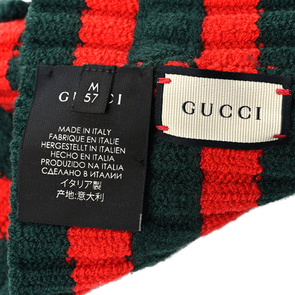 Gucci Wool Web Headband Green Red 3 of 3