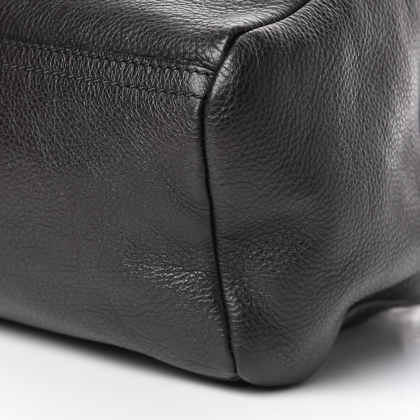 Calfskin Small Studded Pandora Black Brown