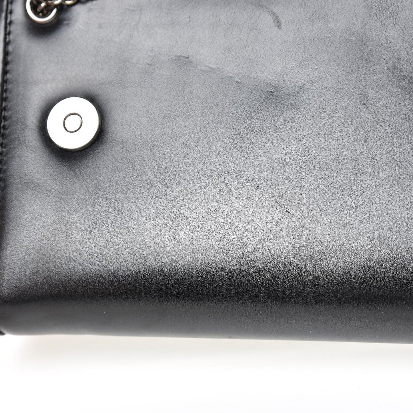 Calfskin Panama Tiger Riviera Clutch Black