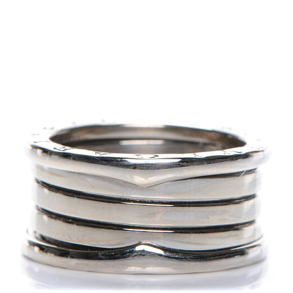 Bulgari 18K White Gold B.Zero1 Four-Band Ring 57 8 1 of 7