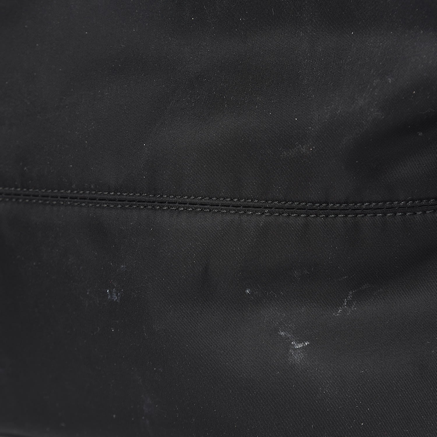 Prada X JAMES JEAN Tessuto Nylon Patch Shopping Tote Black 16 of 17