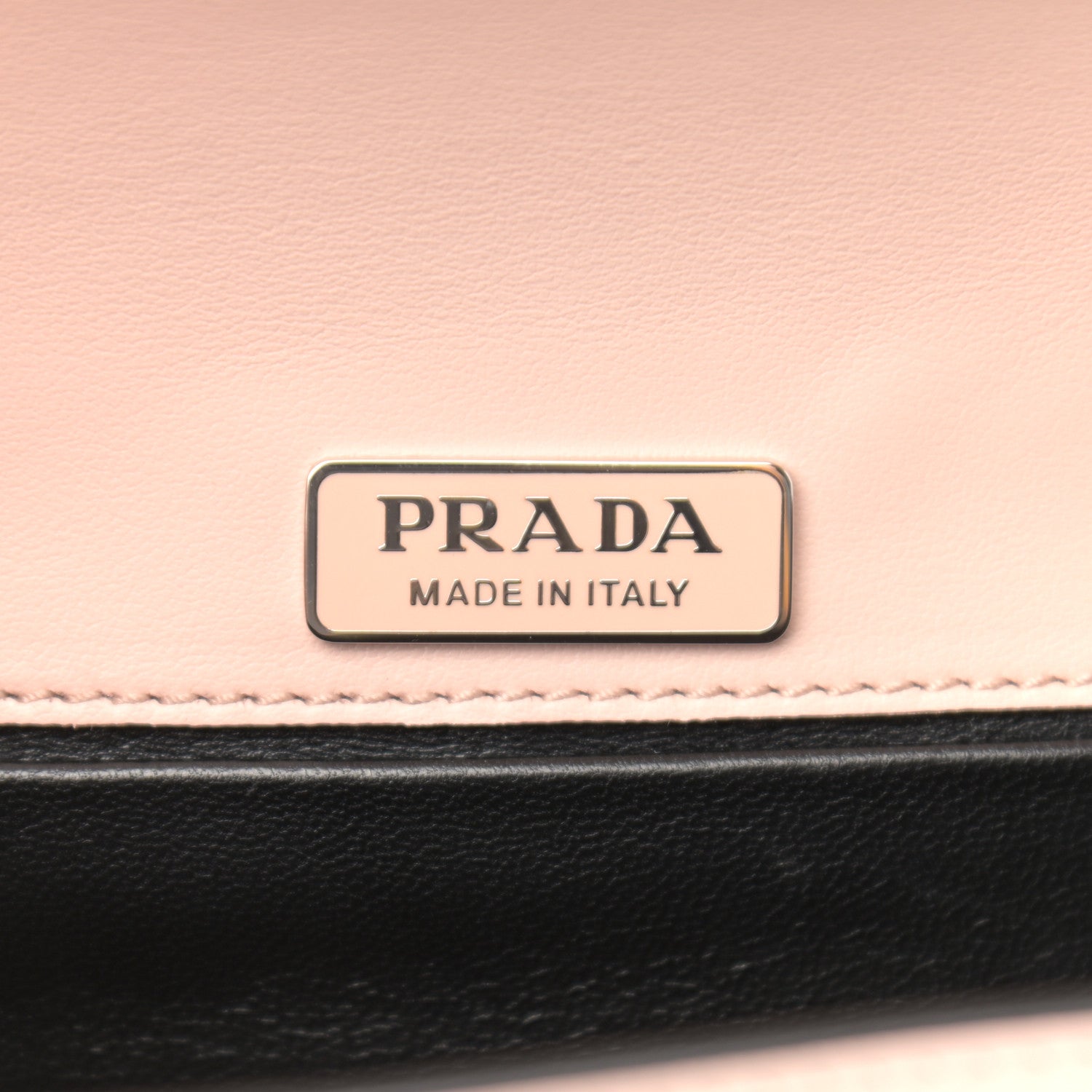 Prada Spazzolato Soft Calf Cahier Chain Wristlet Clutch Pesca 5 of 8