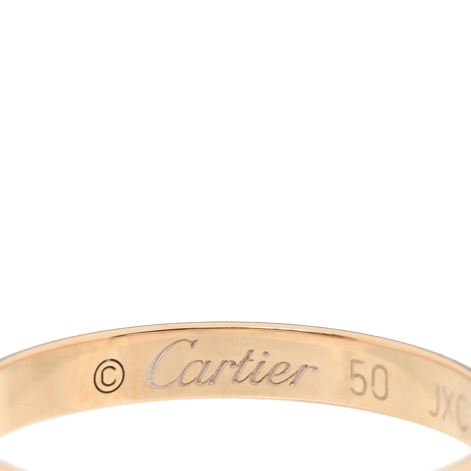 Cartier 18K Yellow Gold 2.5mm 1895 Wedding Band Ring 50 5.25 4 of 6