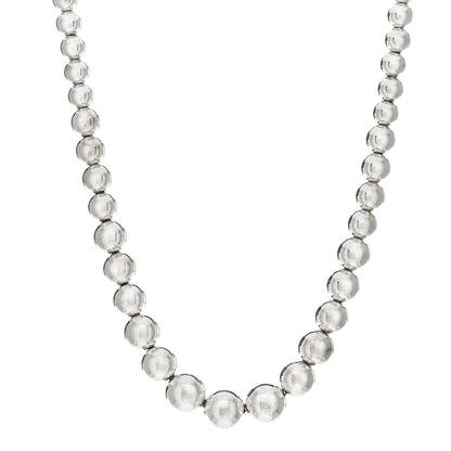 Tiffany Sterling Silver HardWear Graduated Ball Necklace 1 of 4
