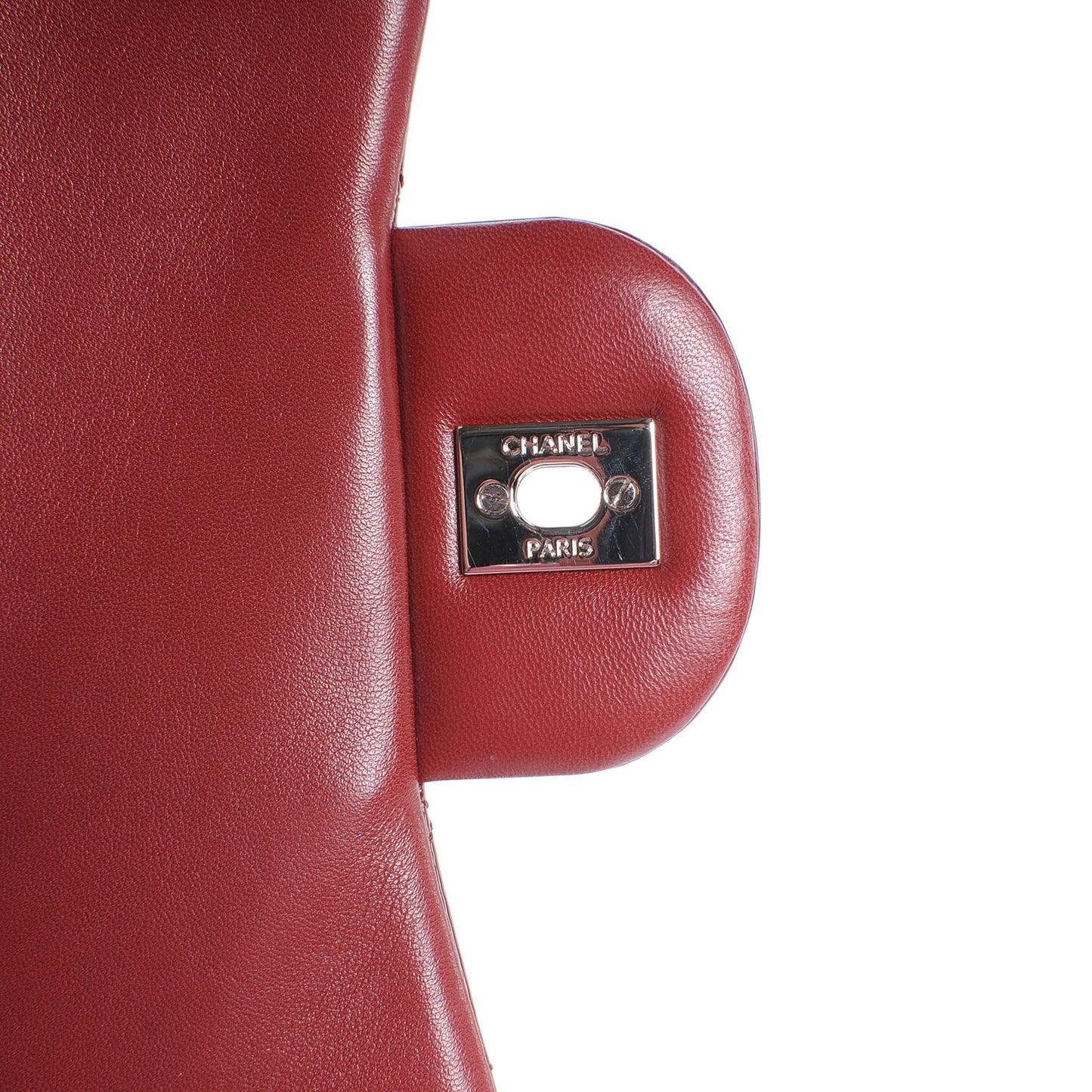 Patent Jumbo Single Flap Bordeaux