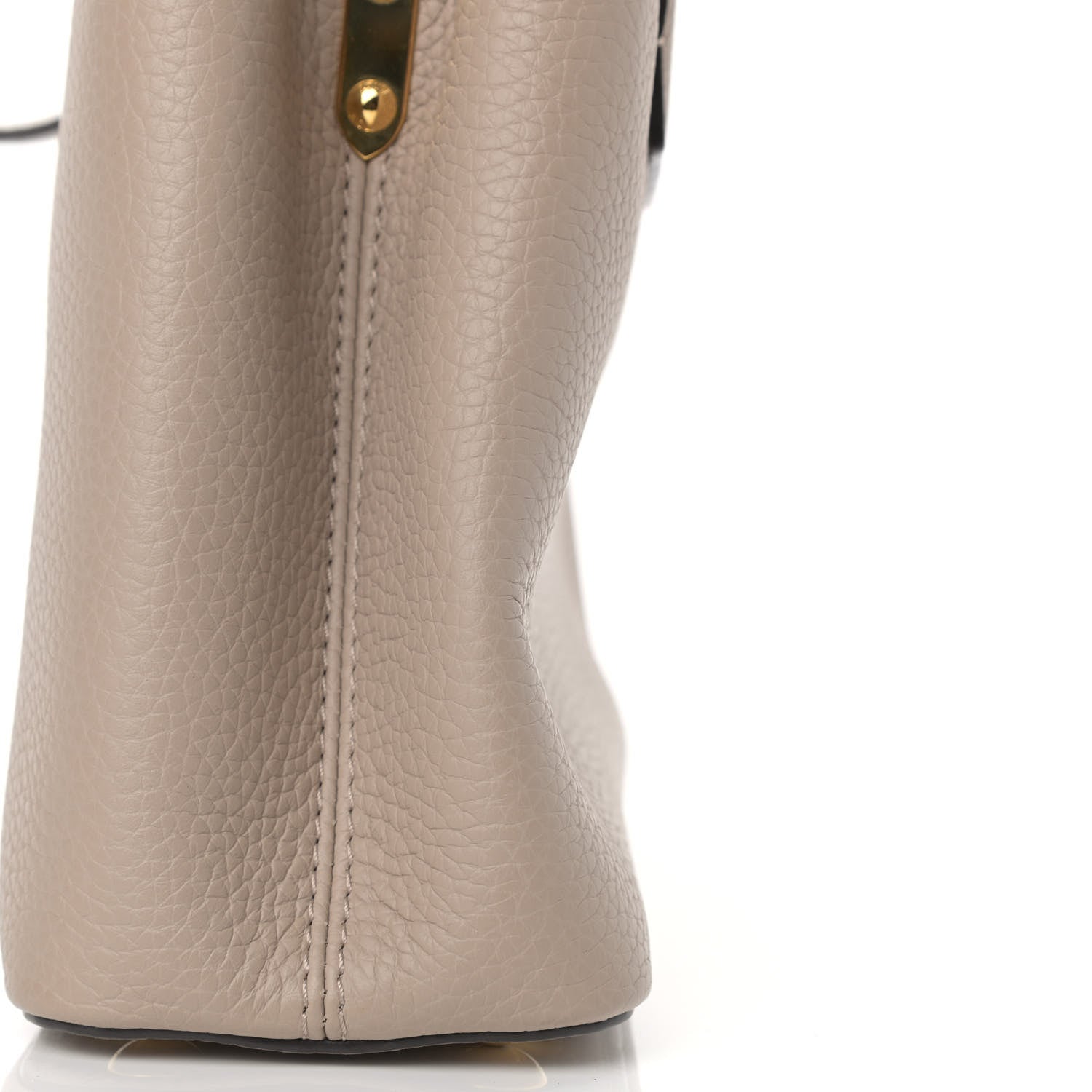 Louis Vuitton Taurillon Capucines BB Galet 12 of 14