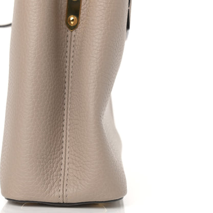 Louis Vuitton Taurillon Capucines BB Galet 12 of 14