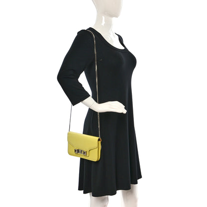 Proenza Schouler Smooth Calfskin PS11 Chain Wallet Yellow 2 of 12