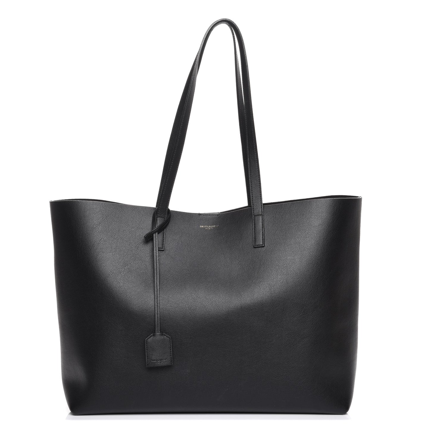 Calfskin Large Shopping Tote Black