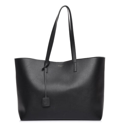Saint Laurent Calfskin Large Shopping Tote Black 1 of 9