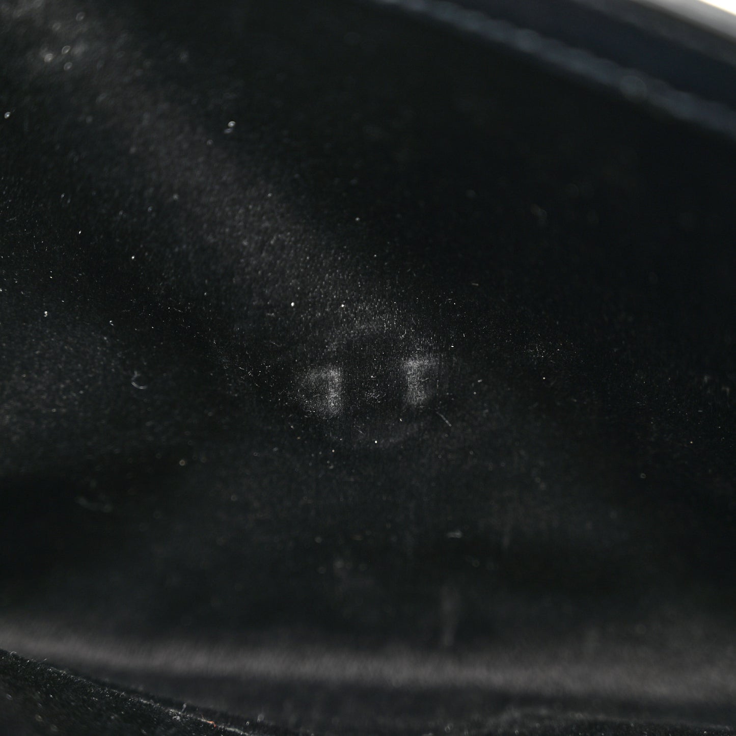 Textured Patent Monogram Small Belle De Jour Clutch Black