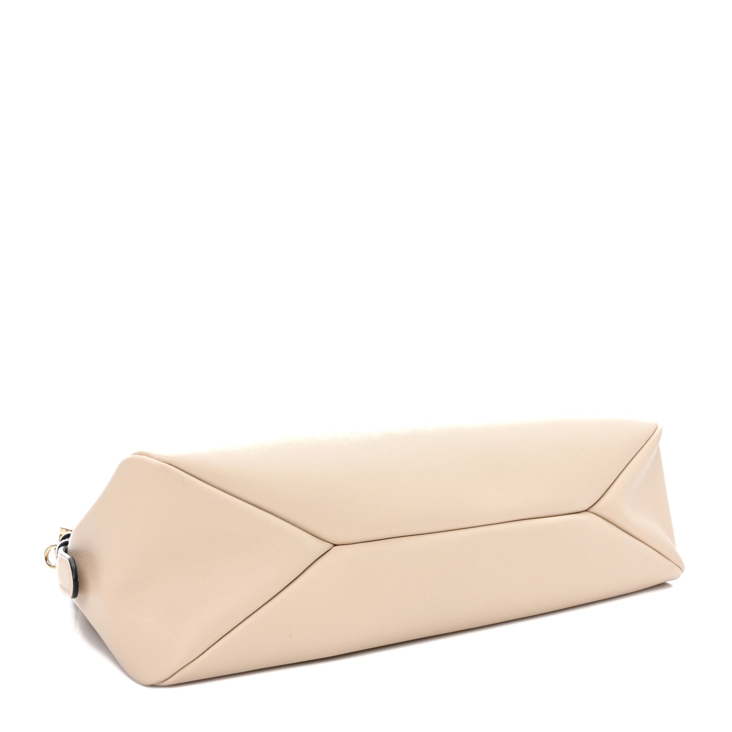 Soft Calfskin Large Aimée Shoulder Bag Travertine