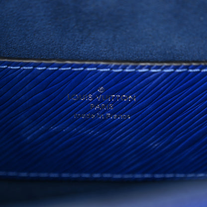Louis Vuitton Epi Flamingo Twist Shoulder Bag MM Blue 7 of 11