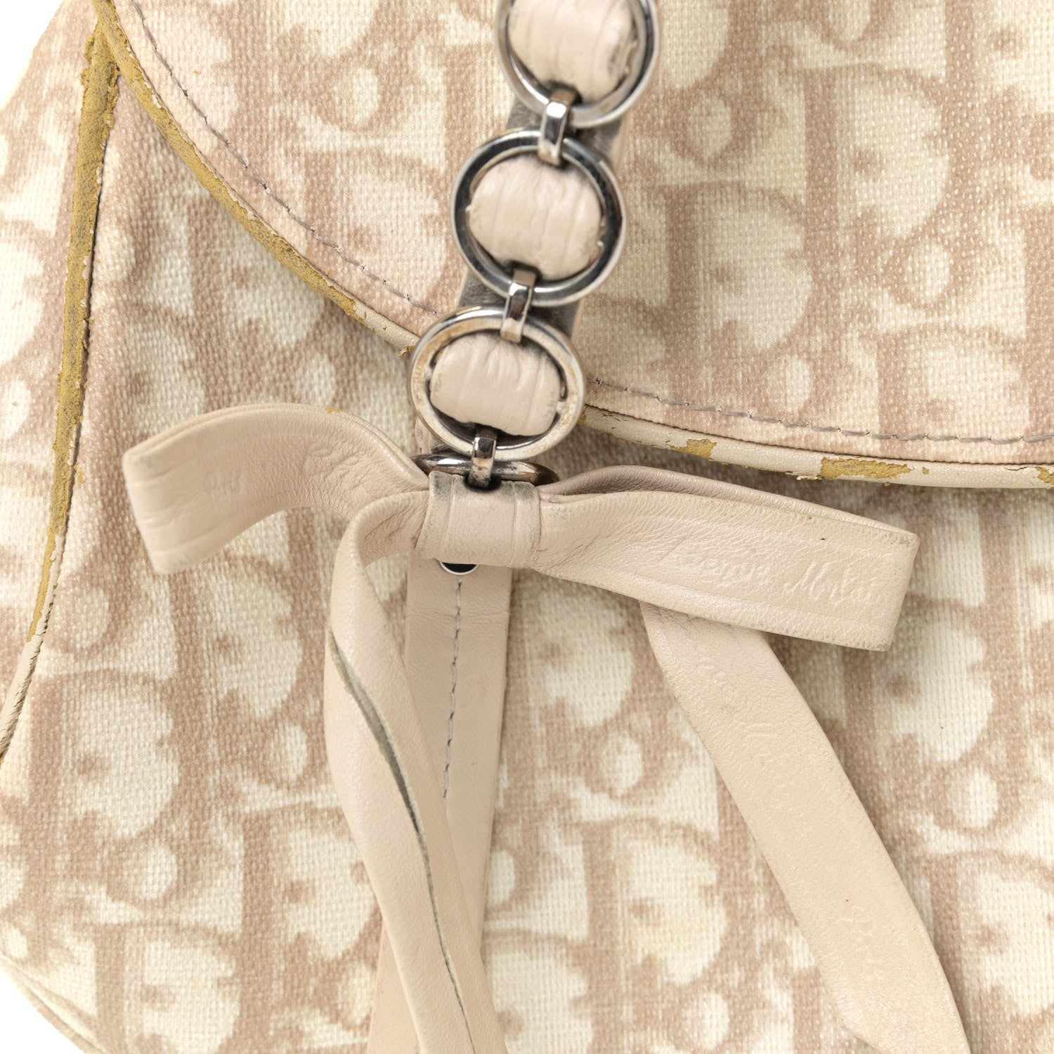 Christian Dior Monogram Romantique Trotter Bag Beige 11 of 19
