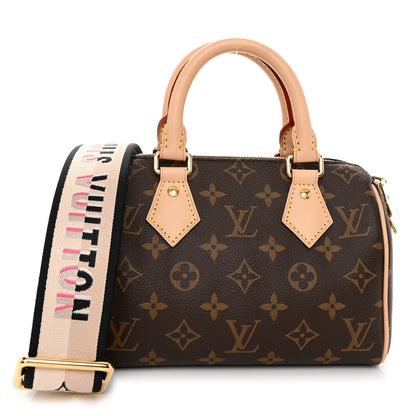 Louis Vuitton Monogram Speedy Bandouliere 20 Black 1 of 9