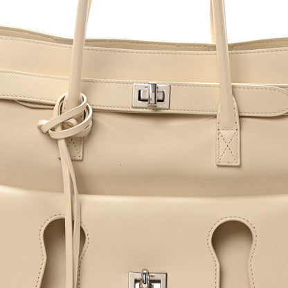Balenciaga Smooth Calfskin Medium Bel Air Carry All Bag Soya 7 of 9