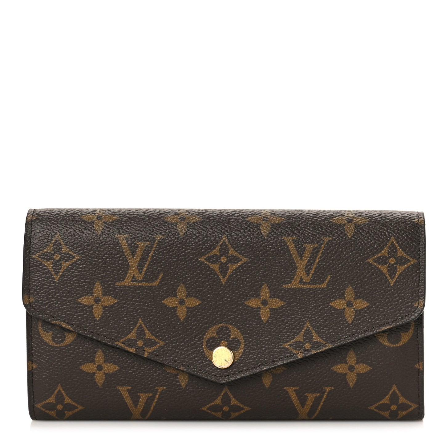 Monogram Sarah Wallet NM Coquelicot
