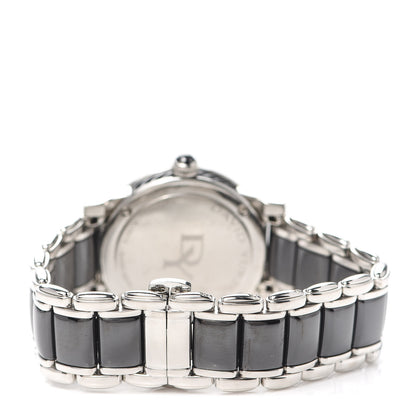 David Yurman Stainless Steel Ceramic Diamond Bezel 30mm Classic Quartz Watch Black 3 of 5