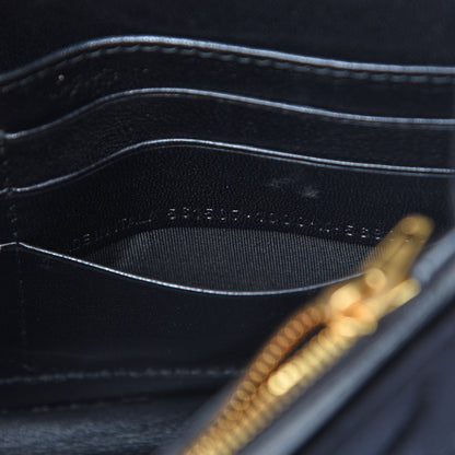 Balenciaga Velvet Mattress Quilted BB Wallet On Chain Black 6 of 13