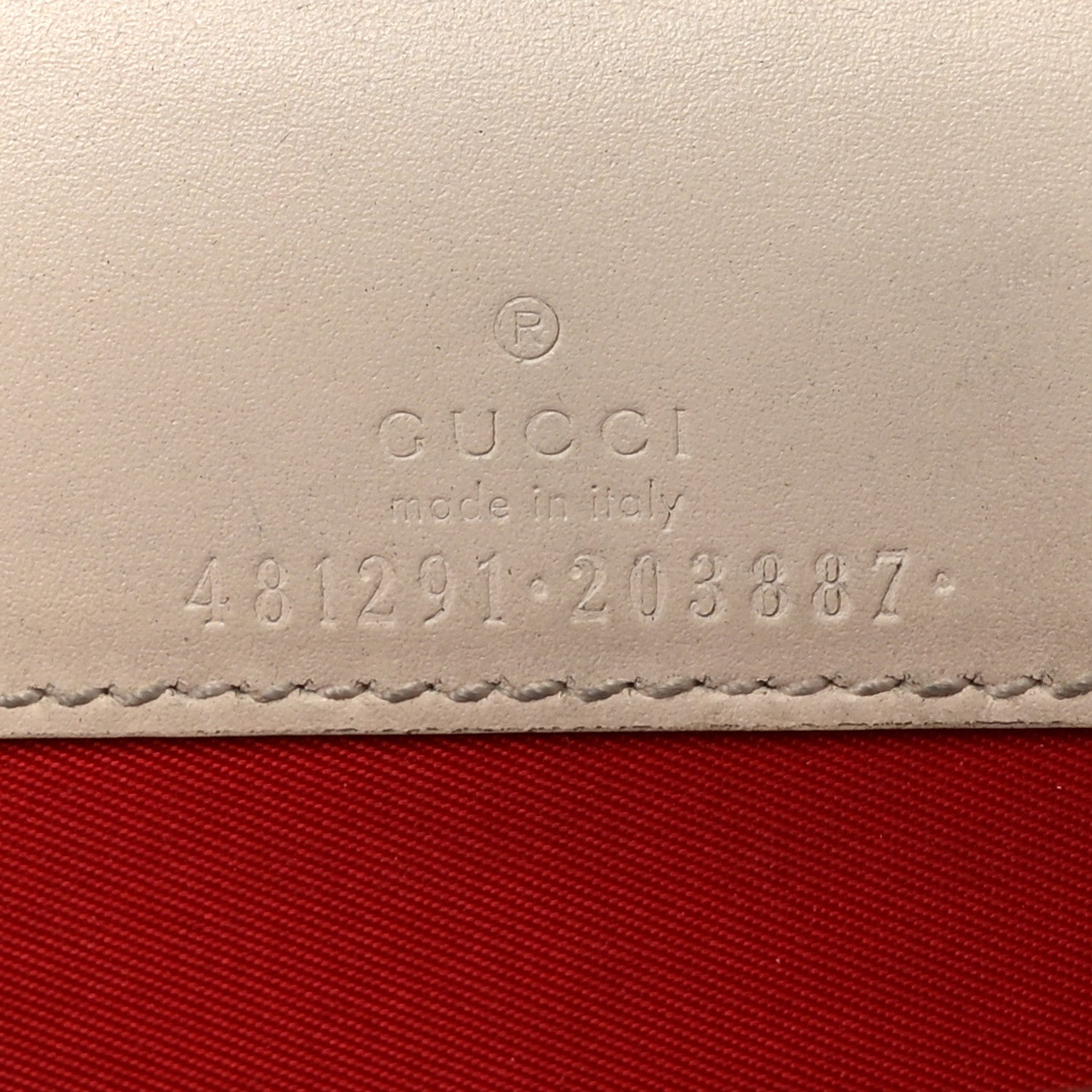 Gucci Guccissima Mini Cherry Chain Bag White 6 of 10