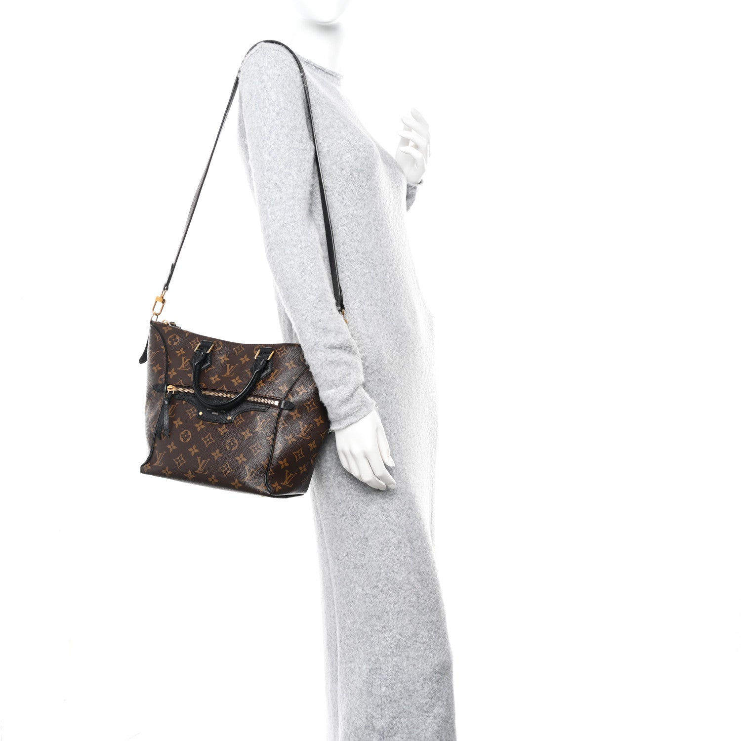 Louis Vuitton Monogram Tournelle PM Black 2 of 9