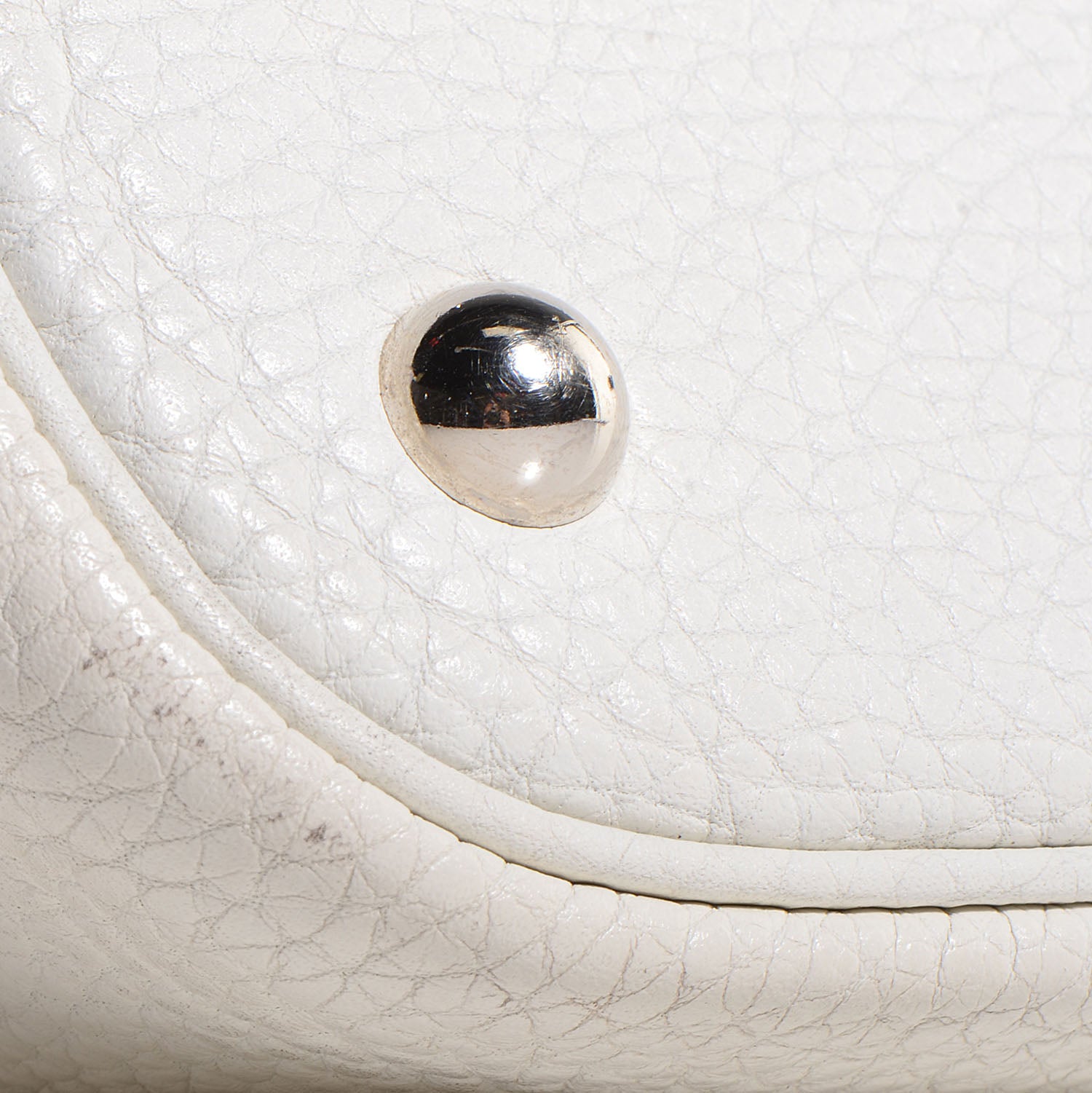 Hermes Taurillon Clemence Bolide 35 White 13 of 14