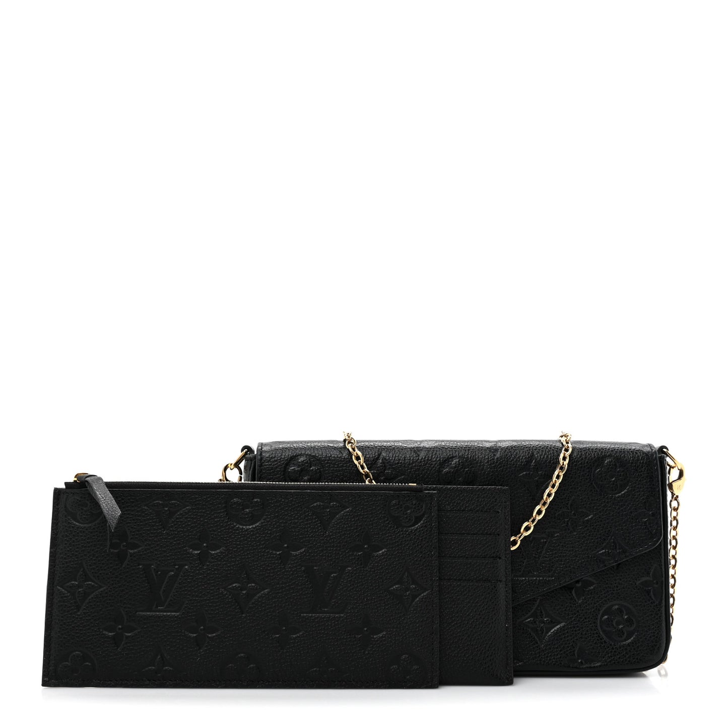 Empreinte Pochette Felicie Chain Wallet Black